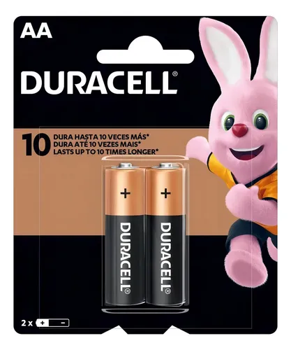 Pilha Alcalina Aa Pequena Duracell Com 2 Unidades
