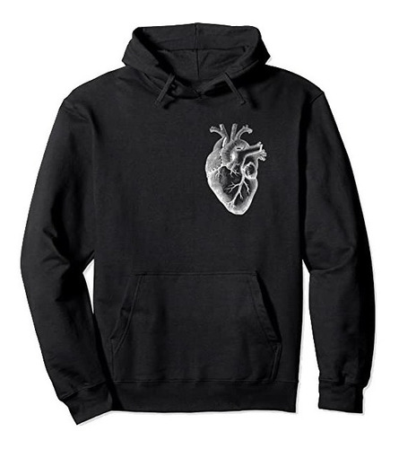 Nueva Sudadera Hermosa Cuerpo Humano Organos Corazon Heart 