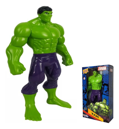 Boneco Hulk Articulado Brinquedo Marvel Vingadores Grande