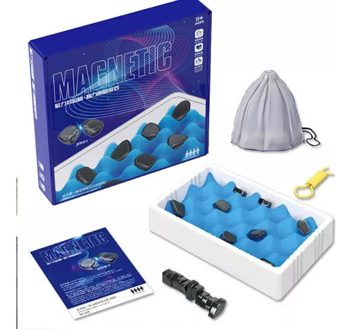 Juego De Ajedrez Magnetic Battle, 20 Bases De Esponja