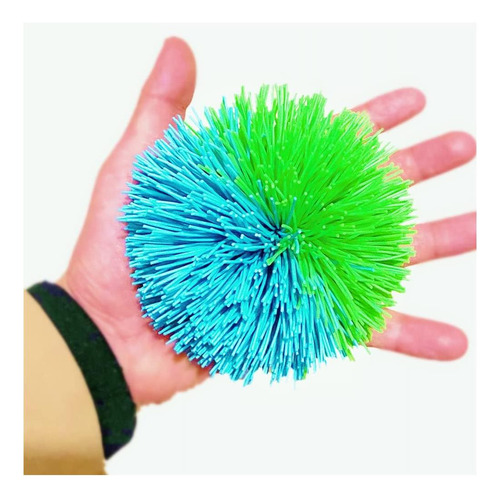 4.5 Pulgadas Gran Arcoiris Bola De Silicona Fibrosa Que Rebo