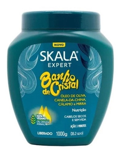 Crema De Tratamiento Capilar Skala Baño De Cristal