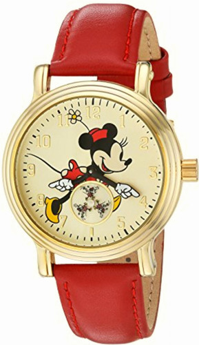 Reloj Disney Para Mujer 38mm, Pulsera De Piel