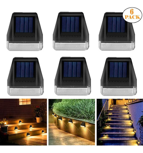 Paquete De 6 Luces De Paso Led Solares For Camino De Escale