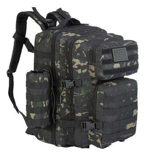 Mochila Táctica Militar Gz Xinxing 45l Impermeable Negra