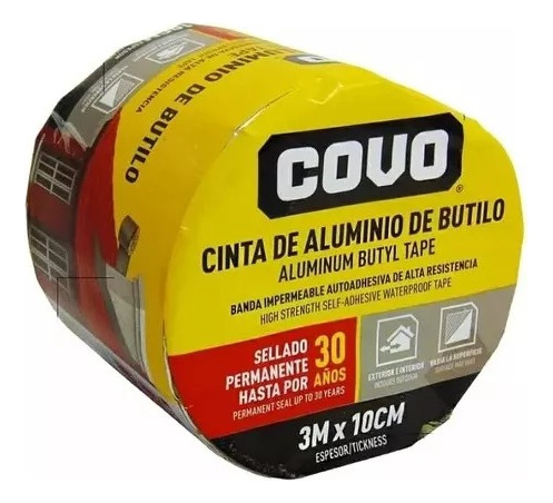 Cinta Butilo Autoadhesiva Para Techos/fugas Etc. De 3m