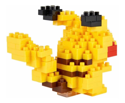 Imagen 2 de 3 de Pokémon Nanoblock Pikachu 130 Pcs Kawada