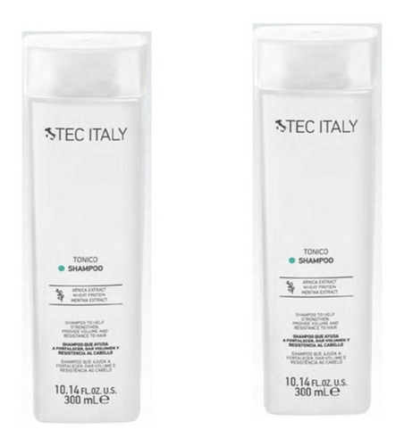 2 Shampoo Tonico Anti Caida Tec Italy 300ml 