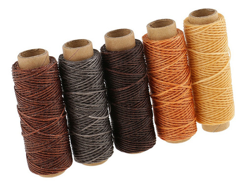 14 Piezas / Set Hilo Encerado De Cuero Hilo De Coser Agujas