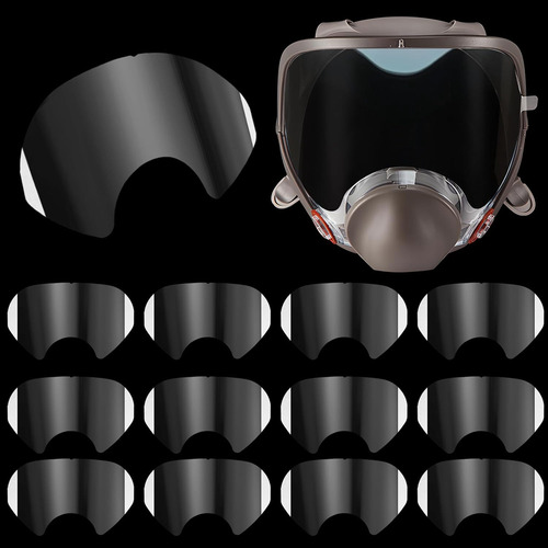 50 Unidades Peel Off Lens Cover Shield Cover Respirator Mask