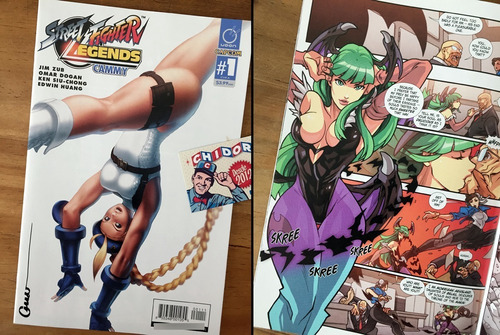 Comic Set - Street Fighter Legends Cammy Chun Li Sakura