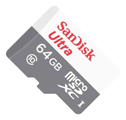 Imagem 1 de 2 de Sandisk Micro Sd Ultra De 64gb Com 80mbs De Velocidade