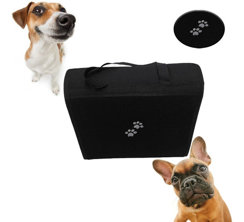 Bolsa Sacola Animal Cachorro Gato Pet Logo Patinhas Preto