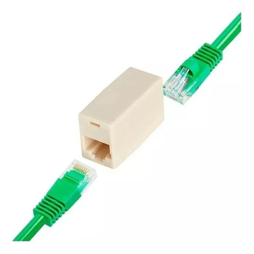 Adaptador Unión Rj45 Empalme Alta Calidad Cat5 Y Cat6