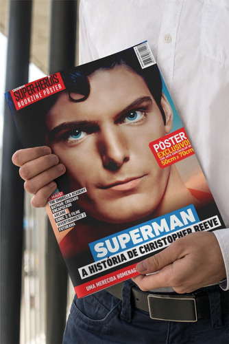 Superpôster Mundo Dos Super-heróis - Superman: Christopher, De Editora Europa., Vol. 1. Editorial Europa, Capa Mole, Edição 2024-09-26 00:00:00 Em Português
