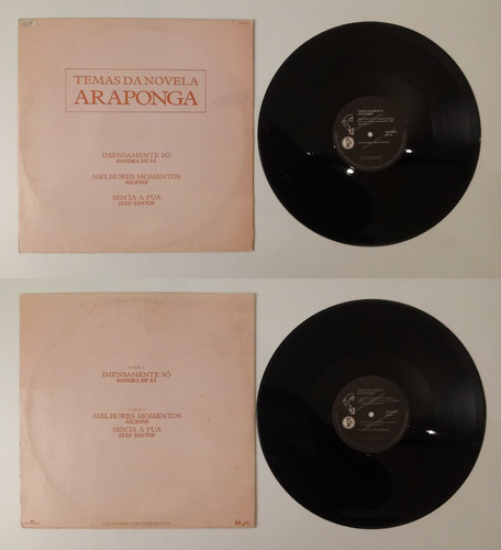 Sandra De Sá, Lulu Lp Maxi Single Nac Temas Novela Araponga