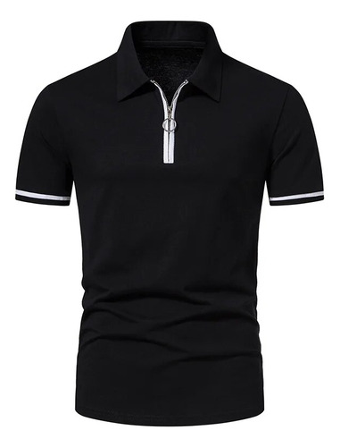 Camisas Quarterzip Para Hombre, Camisa De Golf De Manga Cort