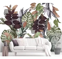 Comprar Vinilos Murales Empapelados Tropical Hojas Grandes