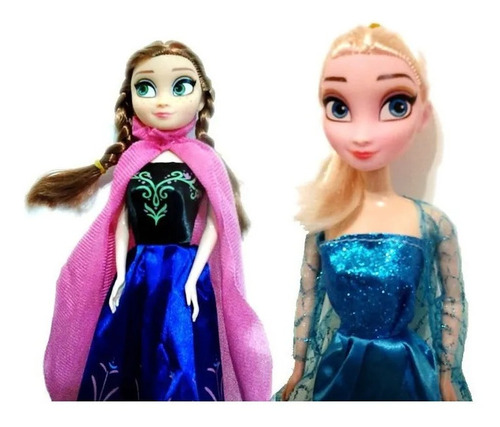 2 Bonecas Da Frozen Ana E Elsa 30cm Musicais