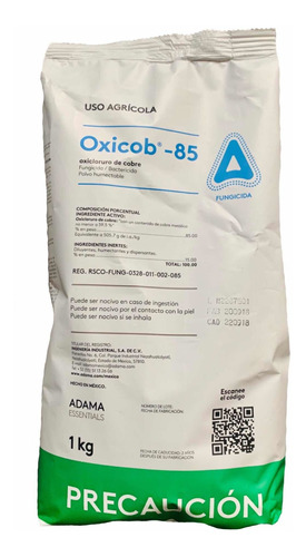 Oxicob  Oxicloruro De Cobre 1 Kg = Cupravit  
