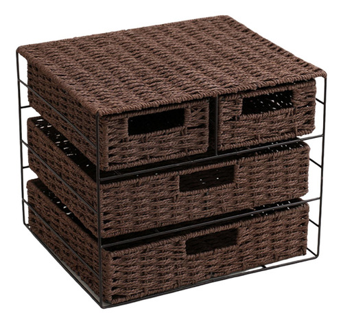 Caja De Almacenamiento De Papel Tipo De Cajón De Gran