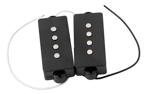 W 1 Juego Silencioso 4 Cuerdas Pastillas De Bajo Eléctrico