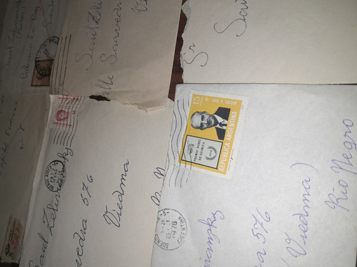 Antiguos Sellos Estampillas Sobres Argentinos X Lote (Usado)