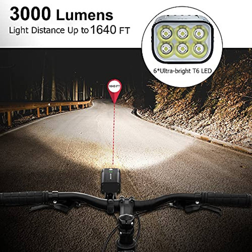 Ebuyfire Usb Luces Delanteras Y Traseras Para Bicicleta, 6 *