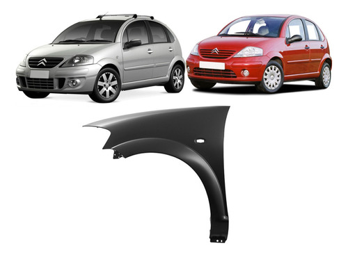 Guardabarro Citroen C3 2008 2009 2010 2011 2012 Izquierdo