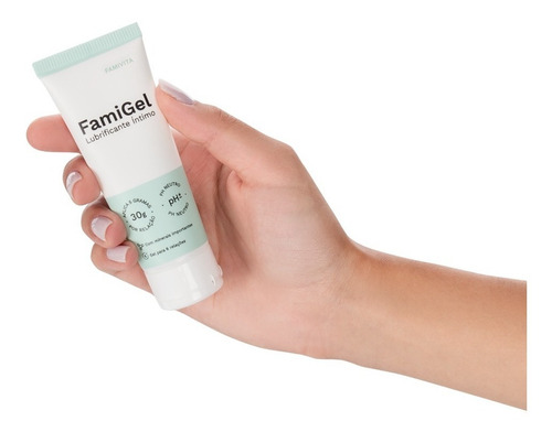 Famigel 30g - Lubrificante Íntimo Com O Ph Neutro E Minerais Fragrância Neutra