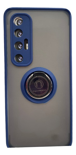 Funda Xiaomi 10s Uso Rudo Anticaidas Con Anillo Azul 10s