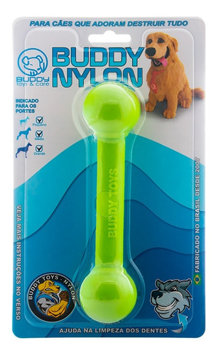 Mordedor Super Resistente Nylon Halteres Buddy Toys