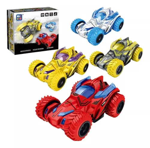 Brinquedo Carrinho Fricção Corrida Maluco Gira 360 Dm Toys