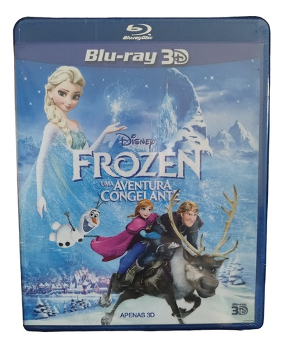 Blu Ray 3d Frozen Uma Aventura Congelante (lacrado)