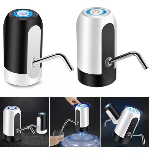 Bomba manual de agua para botellón Higa Shop Bomba elétrica usb para garrafa  de 5 a 20l - prática color negro