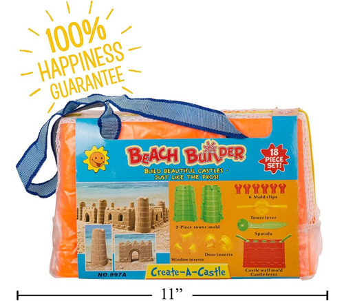 Liberty Imports Constructor De Playa Crea Un Castillo De ...