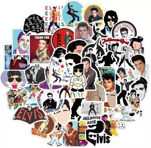 Set Stickers Elvis Presley Cant Help Falling In Love Decora