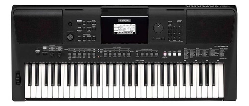 Teclado musical Yamaha PSR Series PSR-E463 61 teclas preto