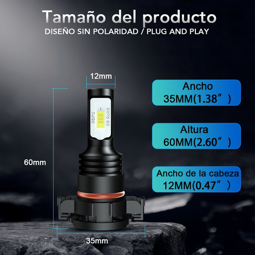 H7 H11 H16 9005 9006 H3 Bombillas De Luz Antiniebla Led