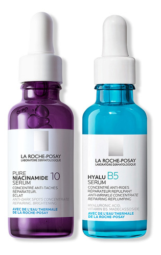 Ritual Antiage La Roche Posay: Pure Niacinamide + Hyalu B5