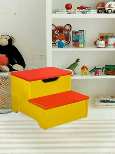 Taburete infantil Montessori - Escalón niños madera 100% natural - banco de  madera baño - escalón infantil - escalera 2 peldaños - taburete baño -  taburete madera (Modelo Nube) : .es: Productos Handmade