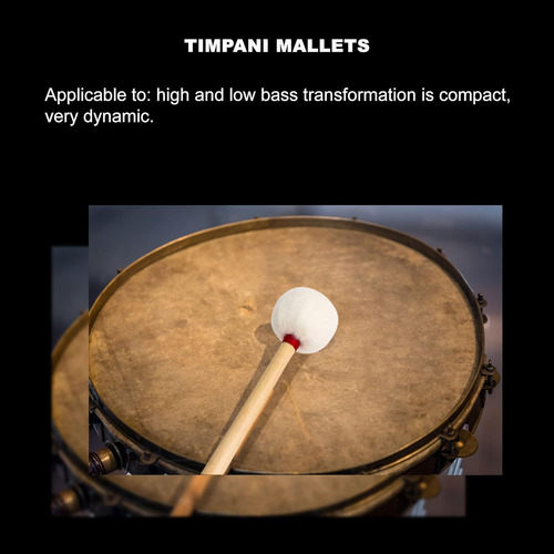 - 2 Palillos De Timbales, Mazo De Timbales De 14 Pulgad...