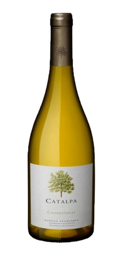 Imagen 1 de 10 de Vino Catalpa Chardonnay 750ml. - Bodega Atamisque