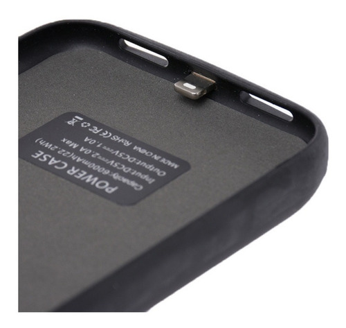 Imagen 4 de 10 de Kit Funda Cargadora iPhone XR Cubre Bordes Mas Cable iPhone