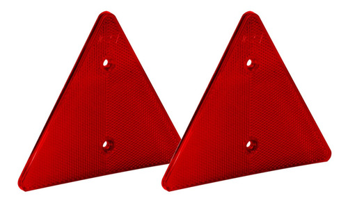 Defletor Triangulo Refletivo Vermelho Reboques Carretinhas