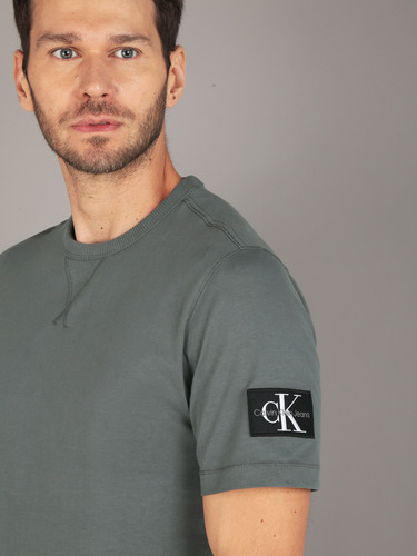 Polera Hombre Corte Clásico Regular Verde Calvin Klein