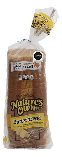 Pan De Mantequilla Natures Own 567 G