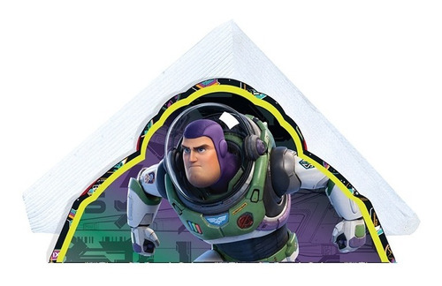 Cotillón Servilletero 15 Servilletas Buzz Lightyear Oficial