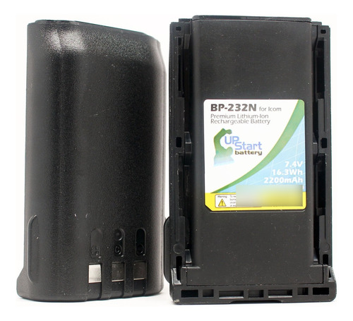 2 Unidad Reemplazo Para Icom Ic-f24 Bateria Bp232n Radio Ion