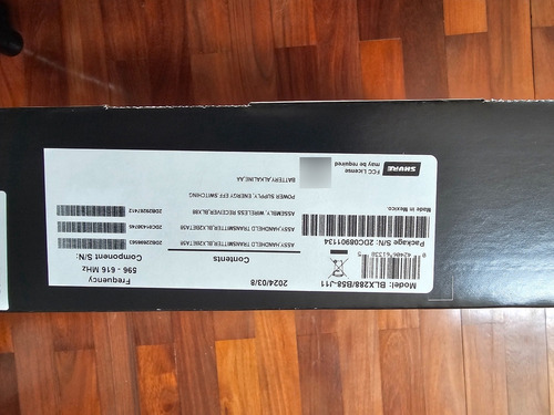 Sistema Inalambrico De Microfonos Shure Blx288/b58 Beta 58a